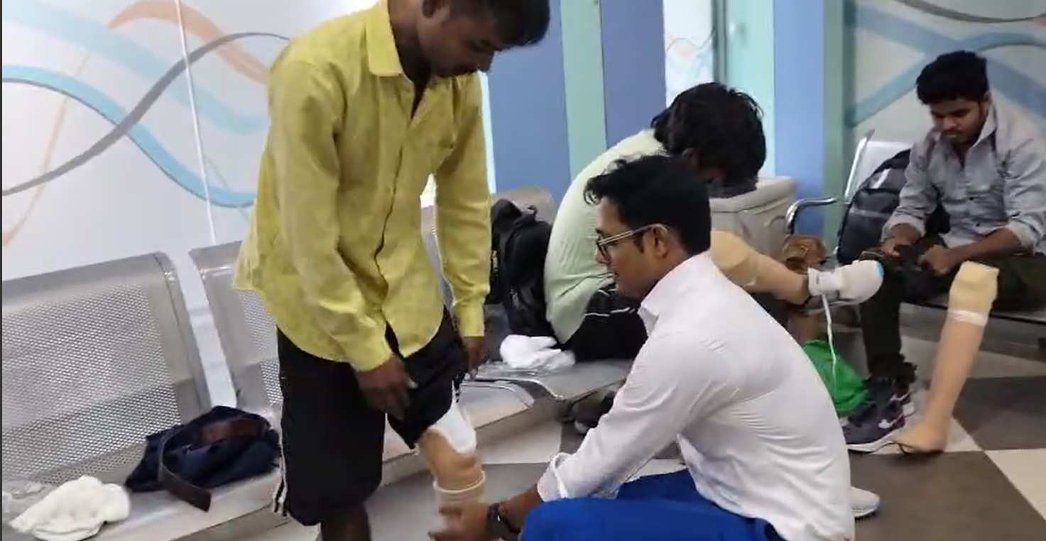 राष्ट्रीय वैस्कुलर दिवस पर निःशुल्क कृत्रिम अंग वितरण का आयोजन