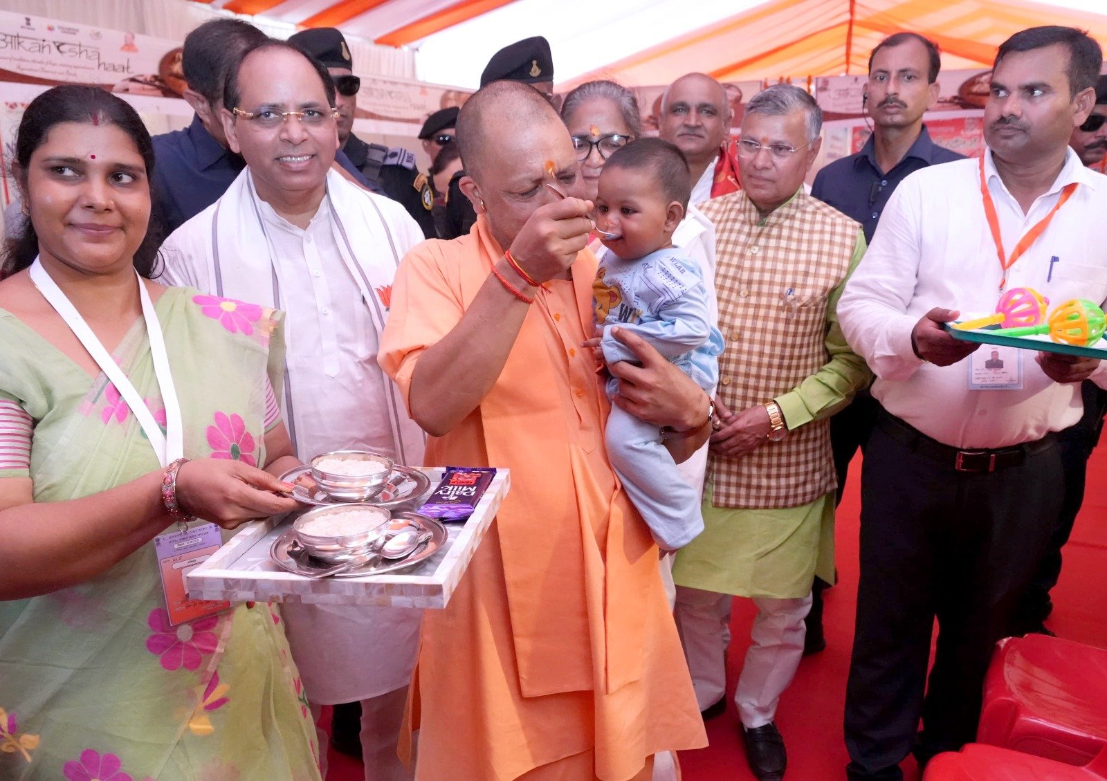 संभल में बोले सीएम योगी- दंगाइयों पर बरस रहा महाकाल का प्रकोप