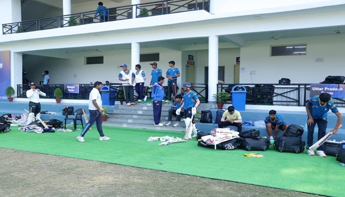 यूपी टीम ने प्रैक्टिस में बहाया पसीना, हेड कोच और मैनेजर ने जताया जीत का भरोसा