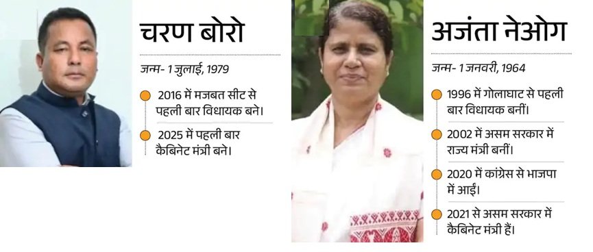 हिमंता ने दूसरी बार ली असम के CM पद की शपथ, दो BJP और 2 सहयोगी दलों से बने मंत्री