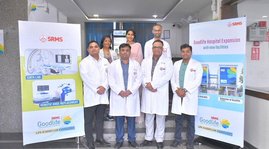 SRMS गुडलाइफ हॉस्पिटल की उपलब्धि, किया पहला फुली ऑटोमेटेड रोबोटिक नी ट्रांसप्लांट
