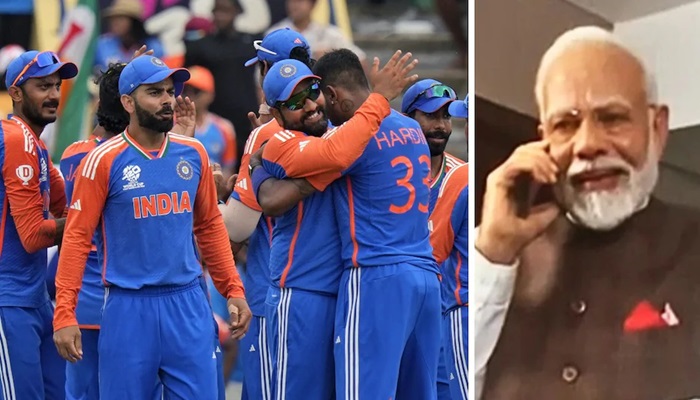 T20 WC 2024 Final: पीएम मोदी ने भारतीय टीम से फोन पर की बात, रोहित-विराट को दी बधाई