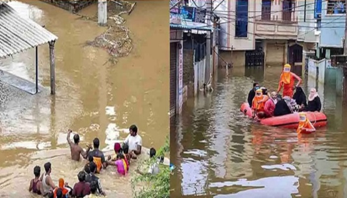 आंध्र-तेलंगाना में बाढ़ से 19 की मौत, एनडीआरएफ की 26 टीमें तैनात; 140 ट्रेन कैंसिल