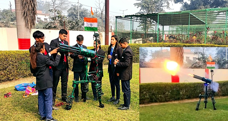 मानव रहित इंटेलिजेंस मशीन गन से सुरक्षित होंगी देश की सीमाएं, ITM GIDA के स्टूडेंट्स ने की तैयार