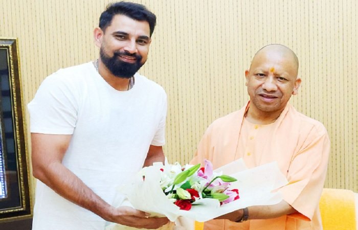 क्रिकेटर मोहम्मद शमी ने की सीएम योगी से मुलाकात, मुख्‍यमंत्री ने दिया खास तोहफा