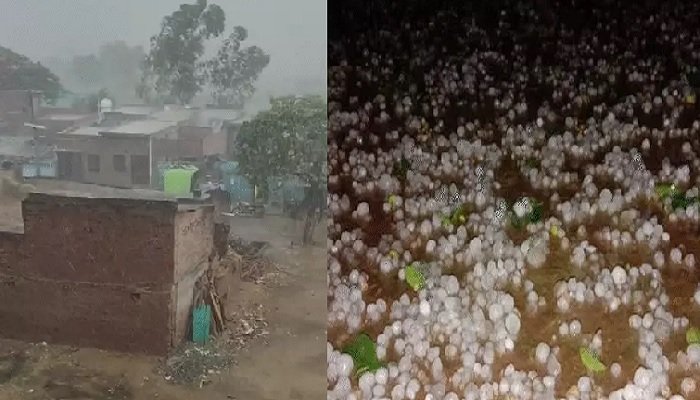UP के आठ शहरों में बारिश, लखीमपुर-पीलीभीत में गिरे ओले; 39 जिलों के लिए अलर्ट