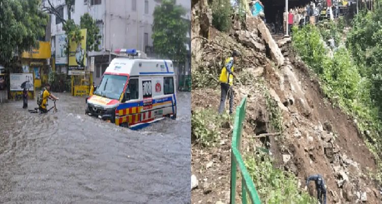 मानसून: UP में बारिश ने तोड़ा 50 साल का रिकॉर्ड, उत्तराखंड के नौ कैंची और बद्रीनाथ में लैंड स्लाइड