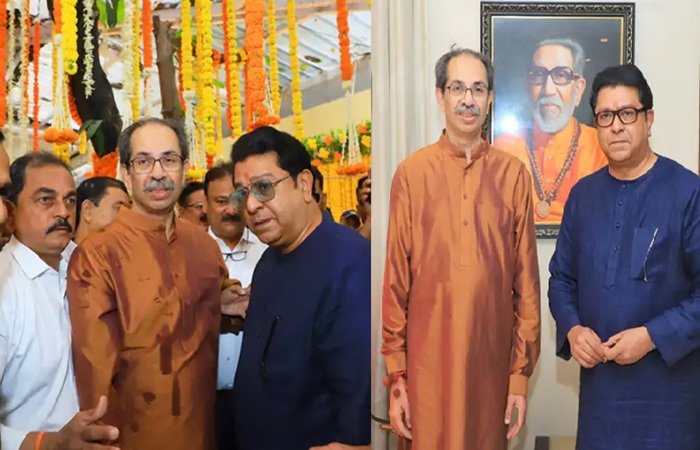 छह साल बाद जन्‍मदिन की बधाई देने उद्धव के घर पहुंचे राज ठाकरे, 20 साल बाद मंच पर दिखे थे साथ  