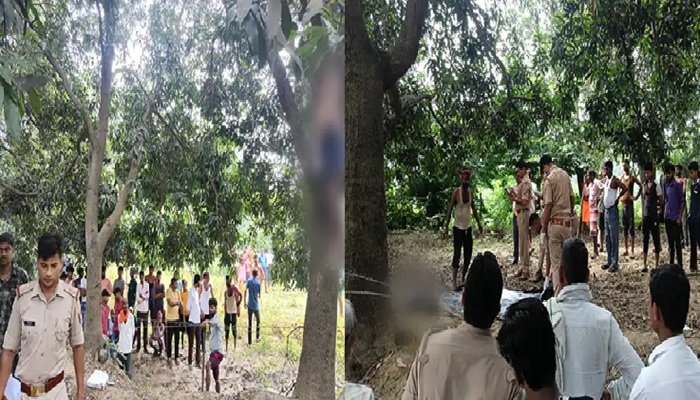 लखनऊ में पत्नी की हत्या करने के बाद पति ने किया सुसाइड, आम के पेड़ पर लटकता मिला शव