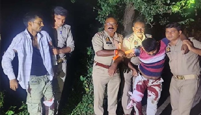 बरेली पुलिस ने मुठभेड़ में गिरफ्तार किए दो शातिर लुटेरे, नकदी और बाइक बरामद