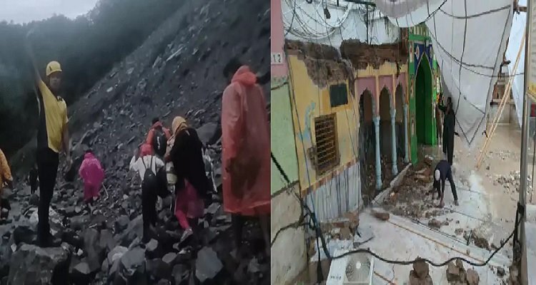 केदारनाथ मार्ग पर लैंडस्लाइड, 40 लोगों का रेस्क्यू; हिमाचल के मंडी में अब तक 11 की मौत