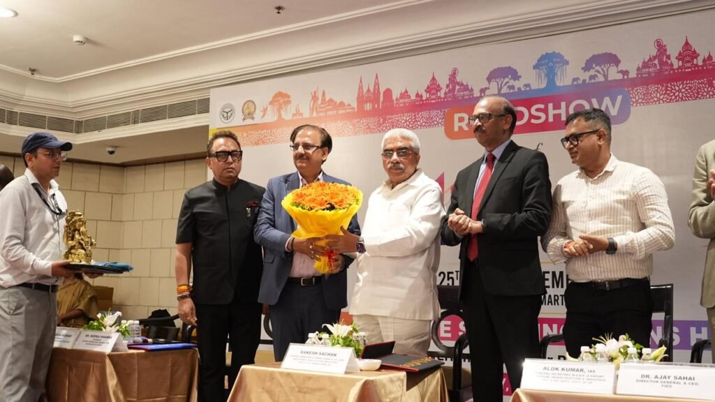 नई दिल्ली: यूपीआईटीएस 2025 का मेगा रोड शो, यूपी के निर्यात विज़न को मिला राष्ट्रीय मंच