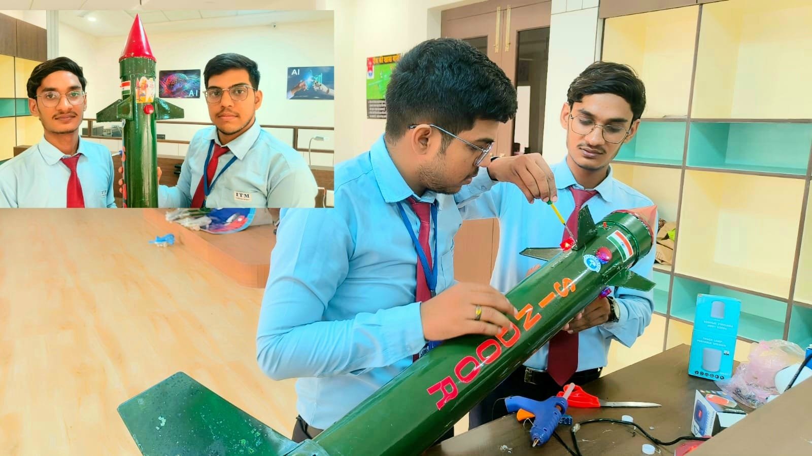 ITM GIDA students developed a 'timer missile' to target terrorists