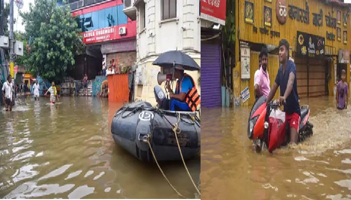 यूपी के 45 जिलों में बारिश-बाढ़, लखनऊ-बरेली समेत 22 शहरों में स्कूलों की छुट्‌टी
