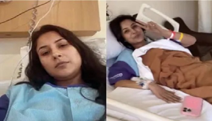 अचानक तबीयत बिगड़ने पर अस्‍पताल में भर्ती हुईं शहनाज गिल, सामने आईं तस्वीरें