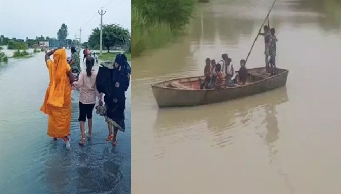 यूपी में बारिश से आफत: चंदौली में बांध ओवरफ्लो, फर्रुखाबाद के 40 गांवों में जलभराव; 20 जिलों में बारिश