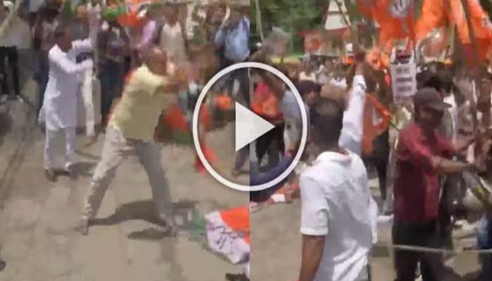 PM Modi को गाली देने के मामले में बवाल, पटना में कांग्रेस और बीजेपी कार्यकर्ताओं में चले पथराव