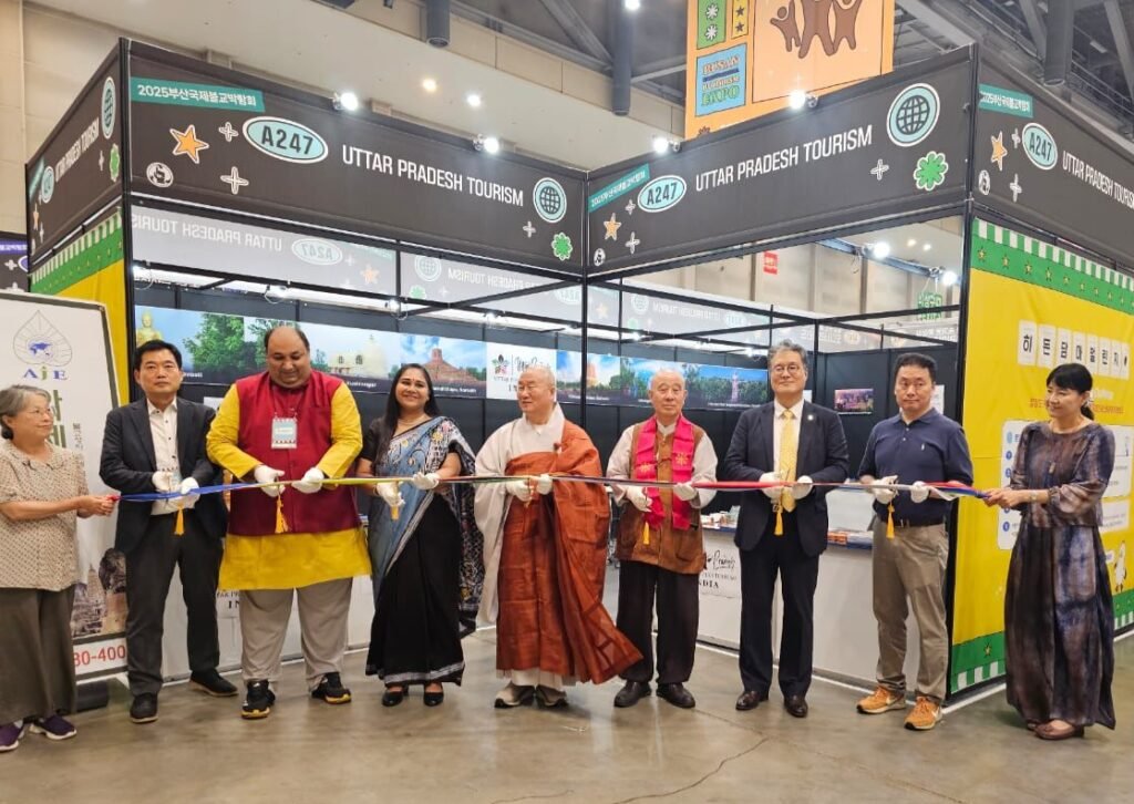 बुसान बुद्धिज़्म एक्सपो 2025: यूपी पर्यटन पवेलियन ने बढ़ाई बौद्ध सर्किट की पहचान