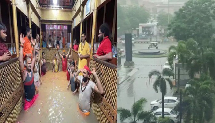 प्रयागराज में बढ़ा गंगा-यमुना का जलस्तर, सभी घाट डूबे; हाथरस समेत 10 शहरों में तेज बारिश