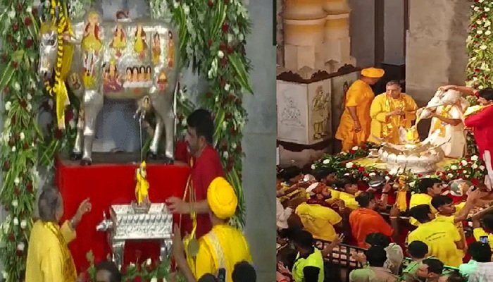 श्रीकृष्ण जन्माष्टमी: मथुरा में भगवान श्रीकृष्ण का 1008 कमल पुष्पों से अर्चन, पहुंचे 30 लाख से ज्‍यादा श्रद्धालु   