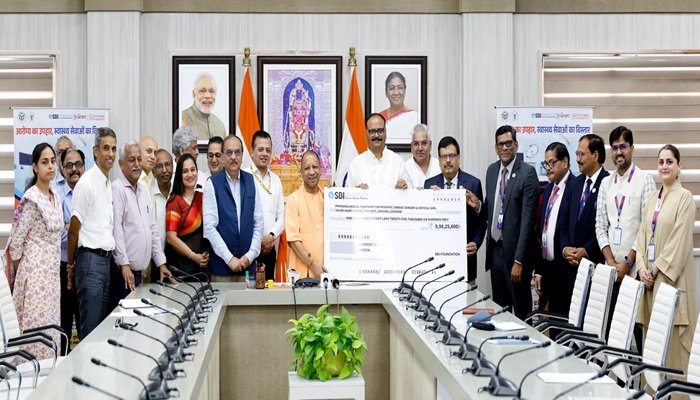 सीएम योगी ने SGPGI में किया एसबीआई फाउंडेशन आईसीयू प्रोजेक्ट का शुभारंभ