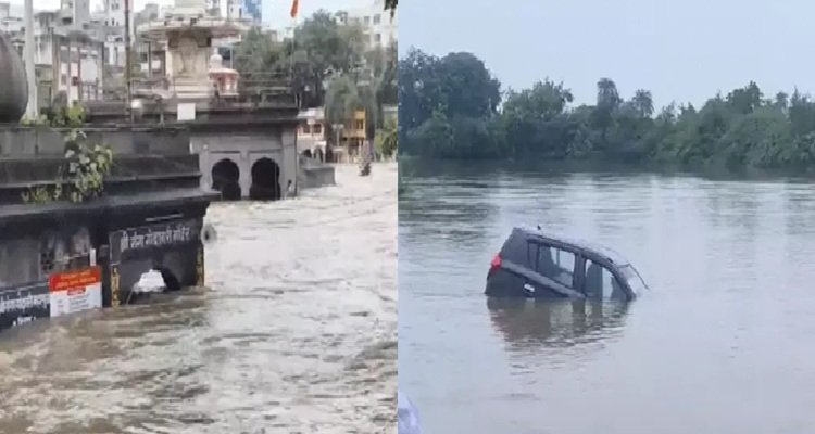 गुजरात में डूबा हाईवे, ढहे गरबा पंडाल; महाराष्ट्र में बारिश-बाढ़ से 104 मौतें, 15 अक्टूबर तक मानसून की विदाई