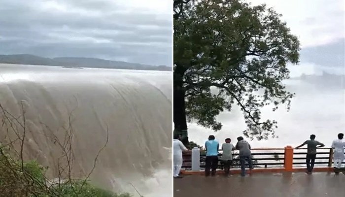चंदौली डैम से गिरा झरने जैसा पानी, वाराणसी-अयोध्‍या समेत 27 जिलों में बारिश का अलर्ट