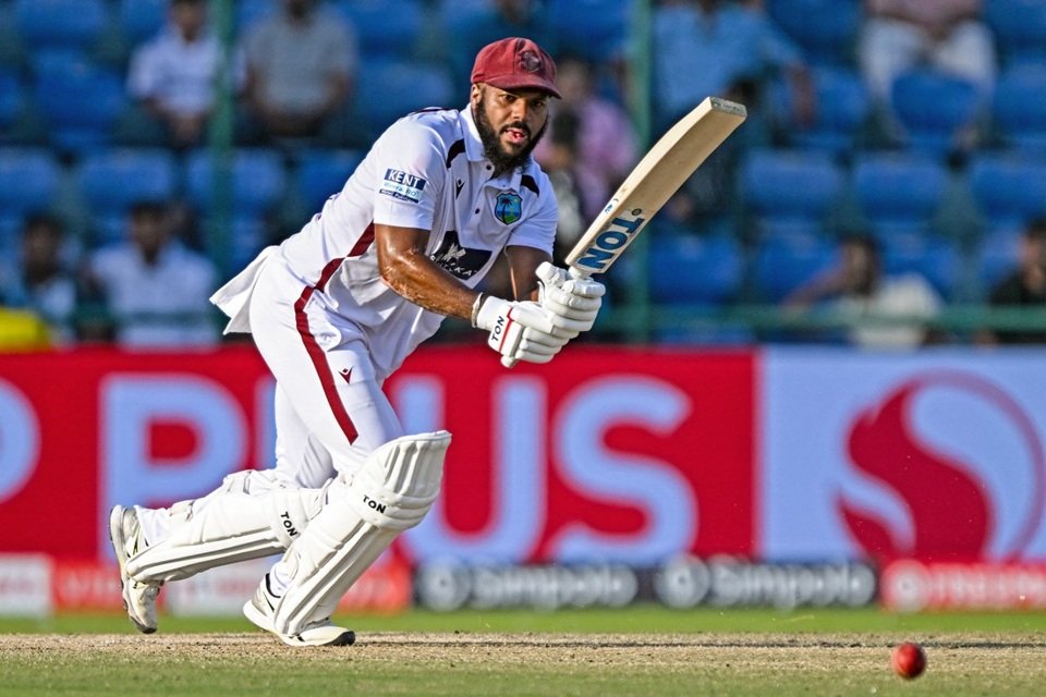 IND vs WI 2nd Test: जॉन कैम्पबेल ने लगाया पहला टेस्ट शतक, भारत के खिलाफ वेस्टइंडीज का स्कोर 195/2