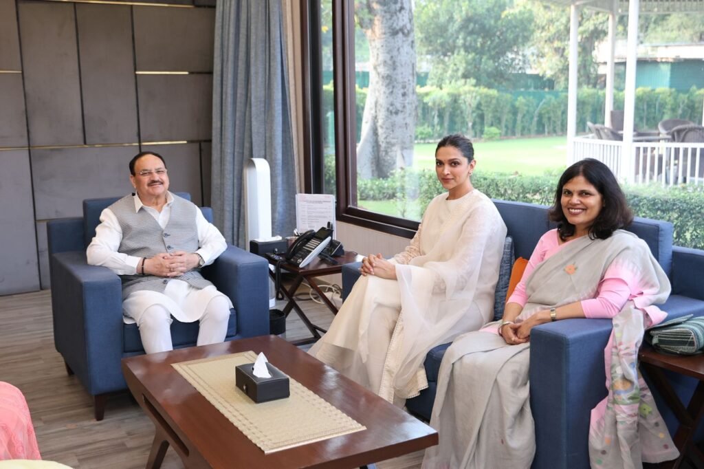भारत सरकार की पहली ‘मेंटल हेल्थ एंबेसडर’ बनीं Deepika Padukone