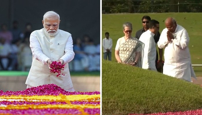 पूर्व पीएम नेहरू की 125वीं जयंती: PM मोदी और कांग्रेस अध्‍यक्ष ने श्रद्धांजलि देते हुए किया नमन