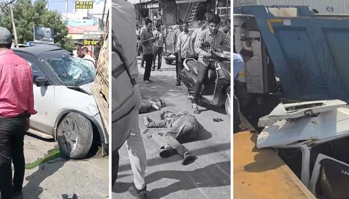 जयपुर में शराबी डंपर ड्राइवर ने सड़क पर 10 से ज्‍यादा गाड़ियों को कुचला, 13 लोगों की मौत