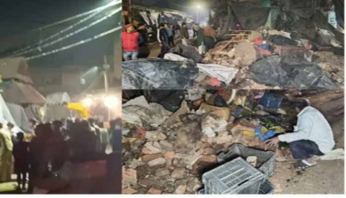 Bareilly: गरजा बुलडोजर, कुतुबखाना मंडी में अतिक्रमण पर नगर निगम ने की कार्रवाई