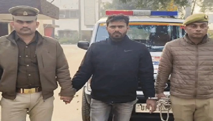 उमेशपाल हत्याकांड के शूटरों का मददगार गिरफ्तार, किया गया बिथरी चैनपुर पुलिस के हवाले