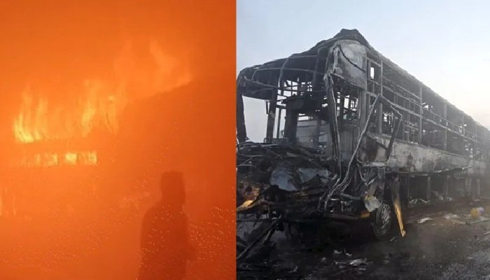 मथुरा हादसा: 13 लोग जिंदा जले, 17 पॉलिथीन में ले गए शरीर के टुकड़े; जांच के लिए टीम गठित 