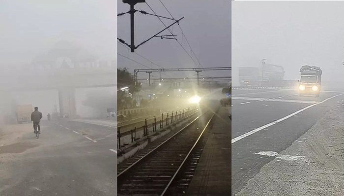 घने कोहरे और कड़ाके की ठंड की चपेट में बरेली, उड़ानें और ट्रेनें प्रभावित; रेड अलर्ट जारी