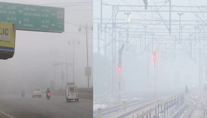 बरेली में आज सबसे ज्‍यादा ठंड, घने कोहरे के कारण सात ट्रेन हुईं निरस्‍त