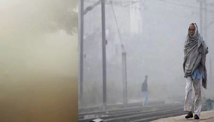यूपी के 50 शहरों में भीषण कोहरा, दृश्यता 10 मीटर; बारिश जैसा पड़ रहा कोहरा