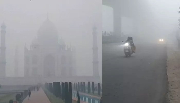 यूपी के 45 जिलों में कोहरा, बारिश जैसी गिर रही ओस; 3 दिनों तक पड़ेगी भयंकर ठंड