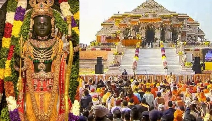 रामलला का अभिषेक आज, अनुष्ठान में शामिल होंगे राजनाथ सिंह और सीएम योगी