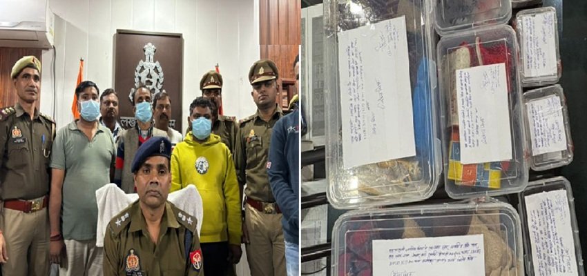 वृद्ध महिला की हत्या और चोरी के मामले में लखनऊ पुलिस ने तीन आरोपियों को पकड़ा