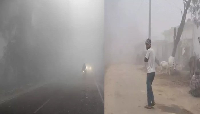 यूपी के 20 जिलों में छाया घना कोहरा, 10 मीटर भी दिखाई देना मुश्किल; पड़ेगी कड़ाके की ठंड