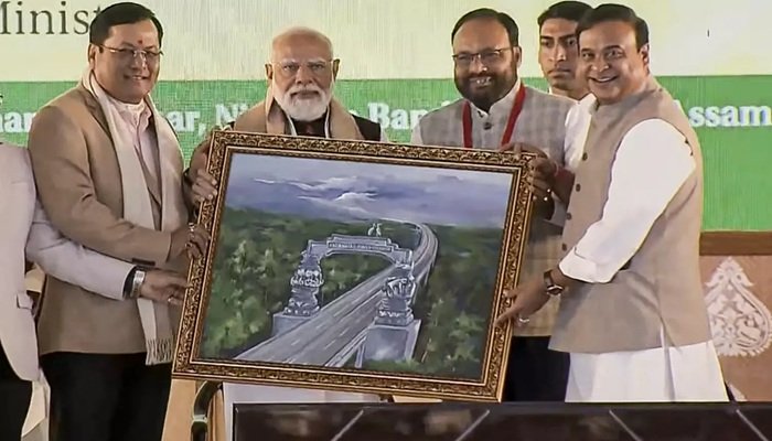 असम में PM मोदी ने रखी काजीरंगा एलिवेटेड कॉरिडोर की आधारशिल, बोले- लोगों की पहली पसंद बनी भाजपा