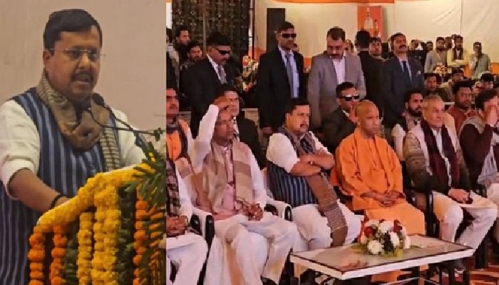 मथुरा में BJP के राष्‍ट्रीय अध्यक्ष नितिन नवीन बोले- 2027 में फिर से बनाएंगे सरकार