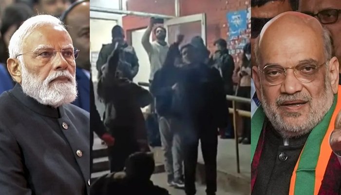 उमर-शरजील को जमानत न मिलने के बाद JNU में आधी रात प्रदर्शन, मोदी-शाह के खिलाफ नारेबाजी