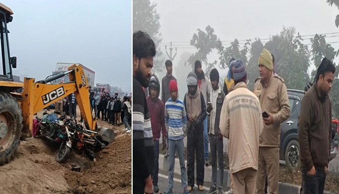 बरेली में कोहरा बना काल, दो सड़क हादसों में पिता-पुत्र समेत पांच लोगों की मौत