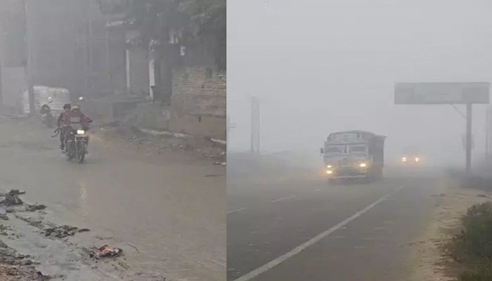 मथुरा में बारिश के साथ गिरे ओले, गाजियाबाद में बूंदाबांदी; इस जिले में स्‍कूल 14 जनवरी तक बंद