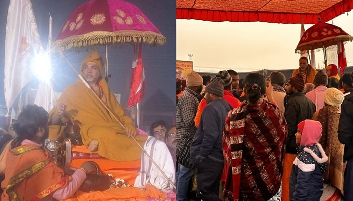 अनशन पर शंकराचार्य अविमुक्तेश्वरानंद, बोले- जब तक प्रशासन माफी नहीं मांगता, आश्रम नहीं जाऊंगा