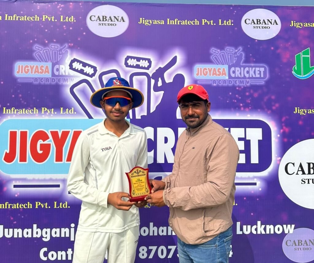 जिज्ञासा कप Season 1: एनजेएस तेलीबाग ने मास्टर ब्लास्टर को दी आठ विकत से मात