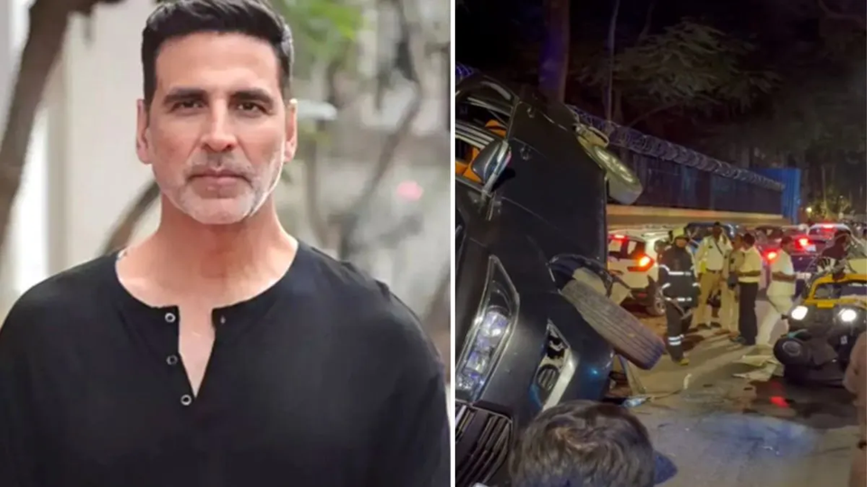 Akshay Kumar के सुरक्षा काफिले की गाड़ी का हुआ भयानक एक्सीडेंट, दो घायल