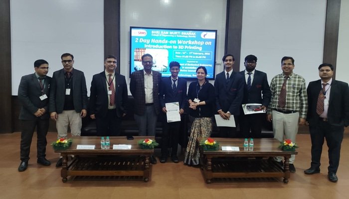 SRMS में दो दिवसीय हैंड्स-ऑन कार्यशाला का आयोजन, स्‍टूडेंट्स ने सीखे तकनीकी गुण